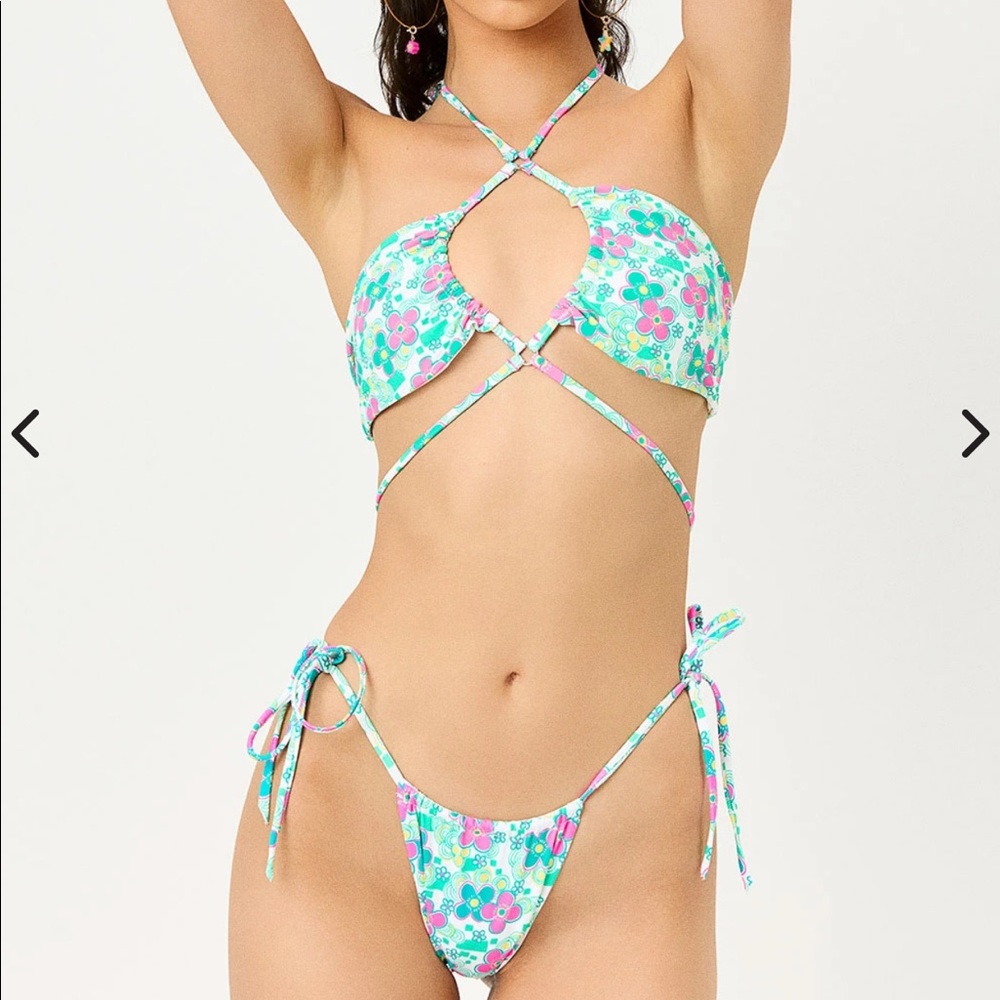 Malibu halter string bikini Frankies x Naomi osaka